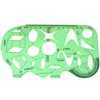 6 Pcs Plastic Measuring Templates Set Building Formwork Stencils Geometric
