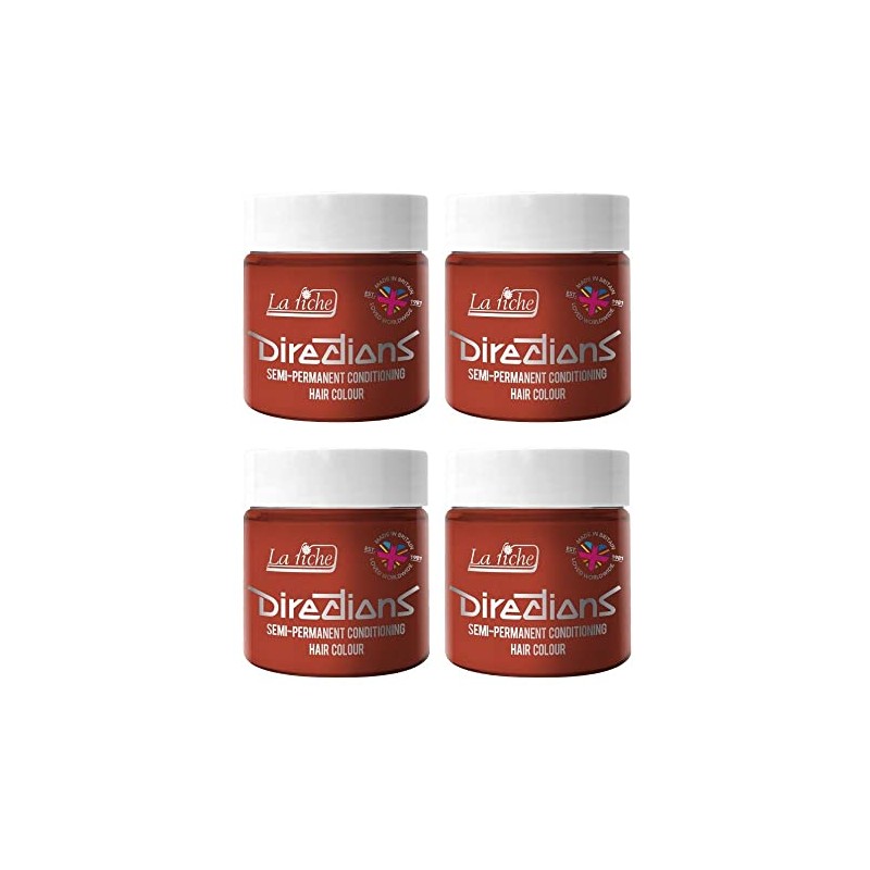 La Riche Directions Semi Permanent Hair Colour, Pack of 4