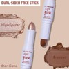 L.A. COLORS Contour It Stick - Doble cara, justo/ligero CCS597