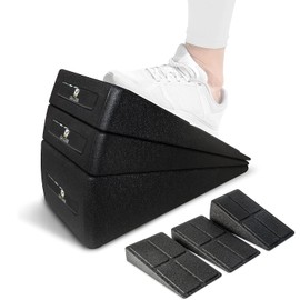 GA-LIER - Slant Board - Professional height adjustable EPP foam, Squat Wedge Block for stretching legs, calves, ankles and feet