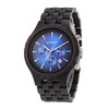 woodwear Men's Wooden Watch Night Blue Lagoon Dream Dawn, black,