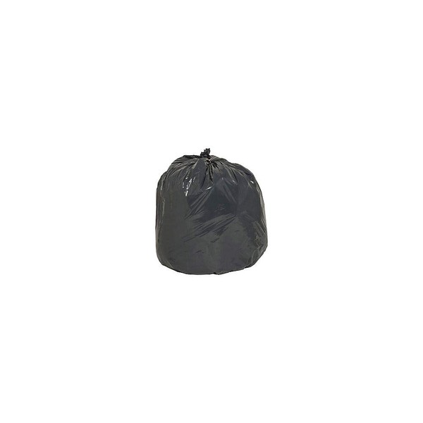 Nature Saver Black Recycled Medium-Duty Trash Liners, 16 Gallon, 0.75