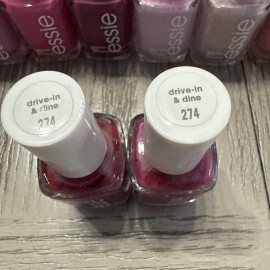 Essie Lot of 2 Essie Nail Polish .46 oz Color 274 DRIVE-IN & DINE muted berry New