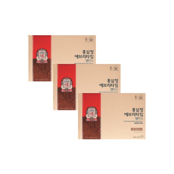 CheongKwanJang Red Ginseng Extract Everytime Balance 10ml 20 packs (3) + Shopping Bag / SJ