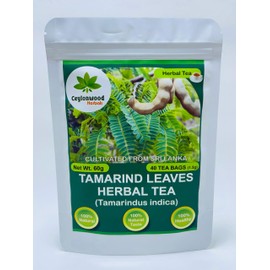 Organic Tamarind Leaves Herbal Tea (Tamarindus indica) – 40 Tea Bags (1.5g Each) – Pure & Natural, Caffeine-Free Infusion for a Refreshing Experience