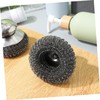 Mobestech Efficient Stainless Steel Scrubbers Pot Cleaning Brush Wire Sponge