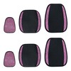 Pirador Luxury PU Leather Car Seat Cover Protector Bling Rhinestones