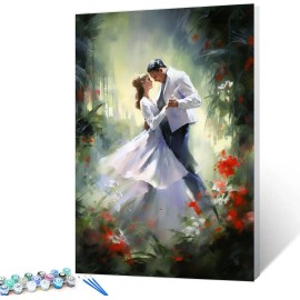 Tucocoo Paint by Numbers Kit DIY Canvas Painting Set for Adults Kids Home Decor Gift DIY