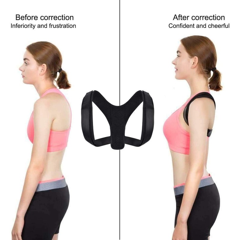 Nanet Posture Corrector Posture support Brace Adjustable Straight Strap for