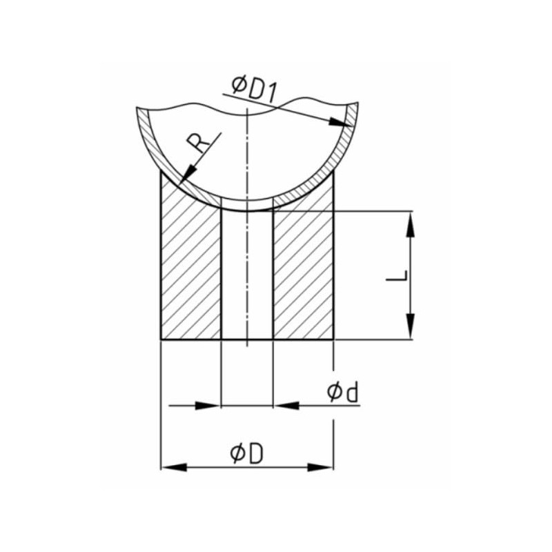Design61 10x Saddle Spacers Washers L 4 mm x Diameter