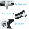 PATIKIL Split Ring Pipe Hanger, 2Pcs 6"(150mm) Zinc Plated Iron