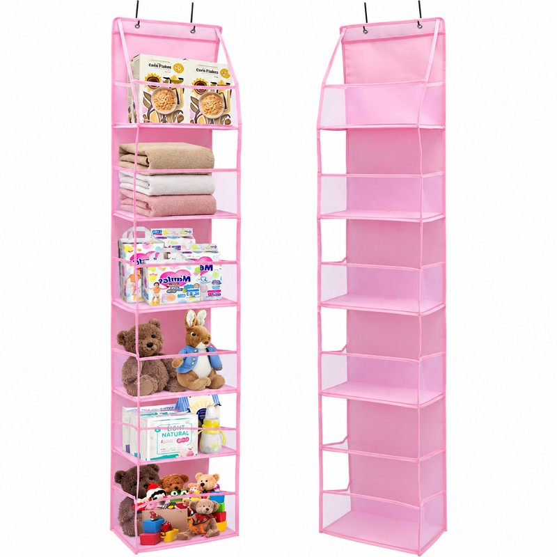 Hanging Storage Organizer for Everyday Items – 4/6-Tier Foldable Design