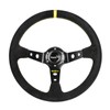 RASTP Universal Racing Steering Wheel Suede Deep Dish 13.58”/345mm 6