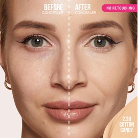 HUDA BEAUTY #FauxFilter Luminous Matte Buildable Coverage Crease Proof Concealer Cotton Candy 2.3 Beige