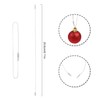 VEYLIN 100 Pcs 20cm Christmas Ornament Hanger String, Rope Ornament
