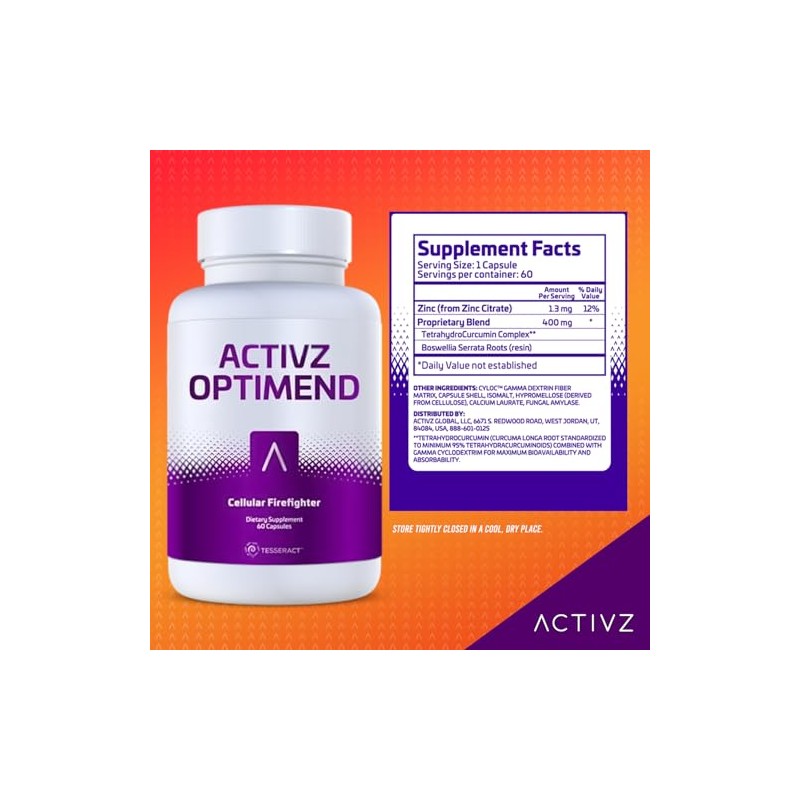 ACTIVZ Optimend - Enhanced Bioavailability Using CyLoc Dextrin and DexKey