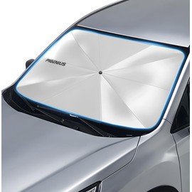 Pigenius Windshield Sun Shade Umbrella for Lexus NX200t/NX300h/NX300 2015-2021. Foldable Umbrella Sunshade with Silver Heat Shield to Keep Cool UDS