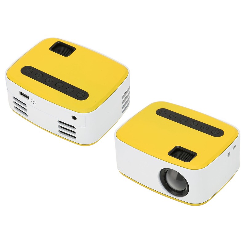 Mini Projector LED WiFi USB Connection 1080P Inbuilt Speaker Portable