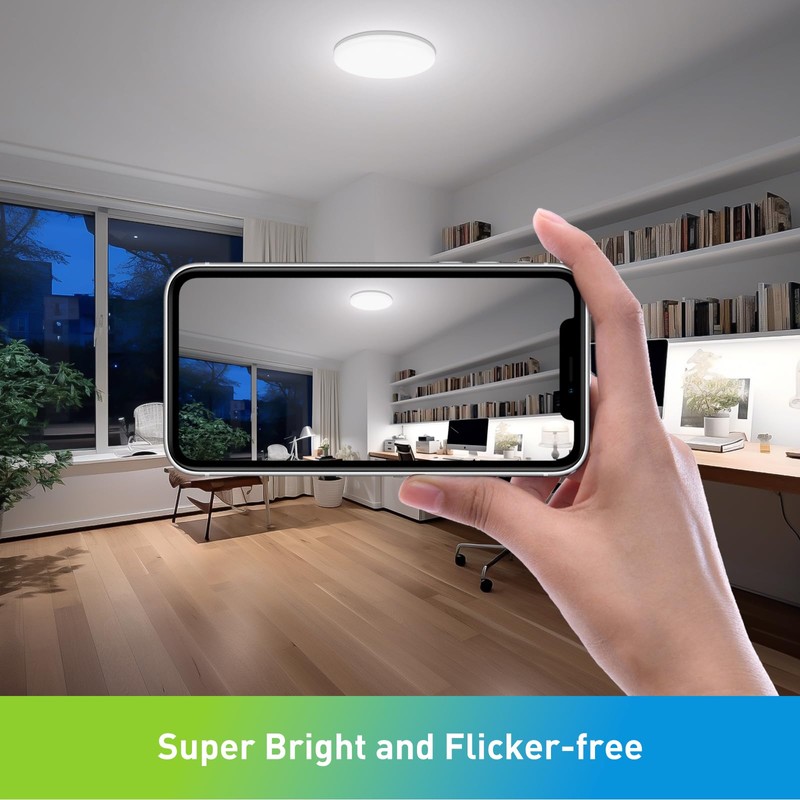 Yafido Ceiling Light Ultra Slim 48W 4320LM LED Panel Light