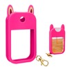 AIERSA Hand Sanitizer Spray Case Compatible with Touchland,Rabbit Ears Design