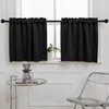 Pickluc 24 Inch Long Tier Curtains for Small Window Treatment,