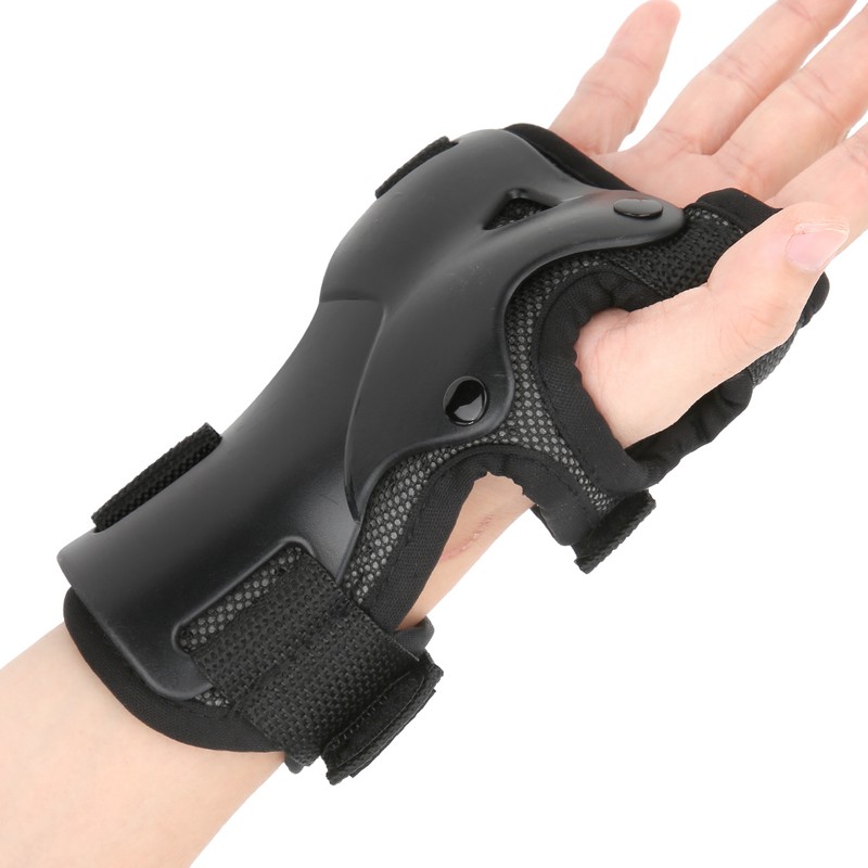 2Pcs Breathable Hand Wrist Protector Nylon Plastic for Roller Skating
