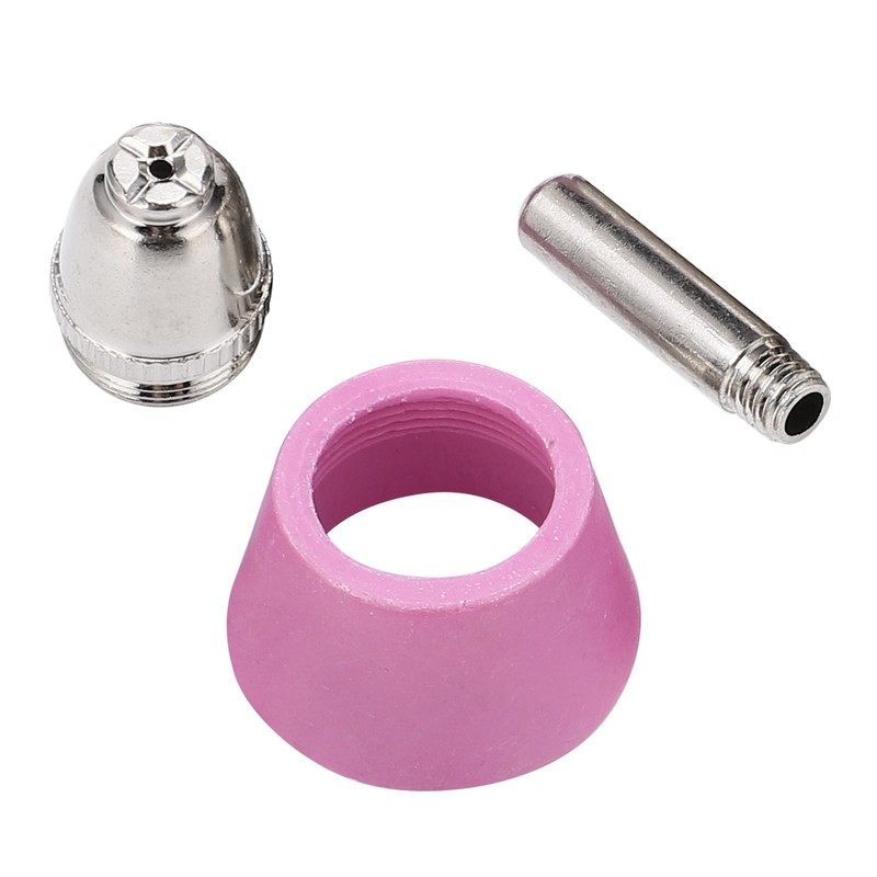 Plasma Cutting Torch Consumables Kit Electrode Contact Tip Ceramics Nozzle