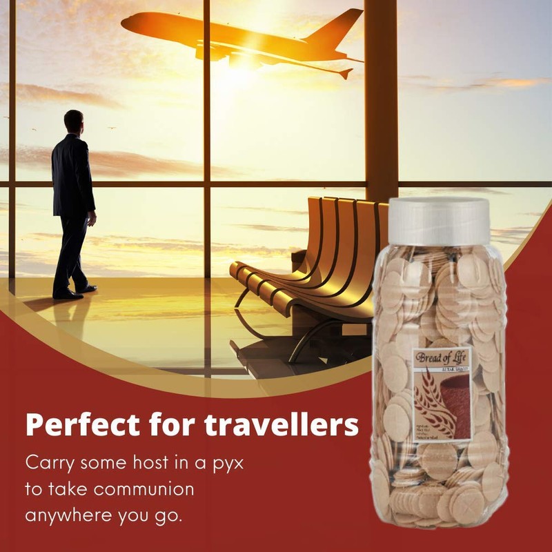 Bread Of Life Altar Bread Wheat Hosts, 1 1/8 Inch,