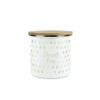 Purely Home Green Polka Dots Decaf Tea Storage Canister -