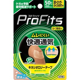 Pro Fitz Kinesiology Tape Comfortable Ventilation for Feet, Knee, Calf, 14.2 ft (4.5 m)