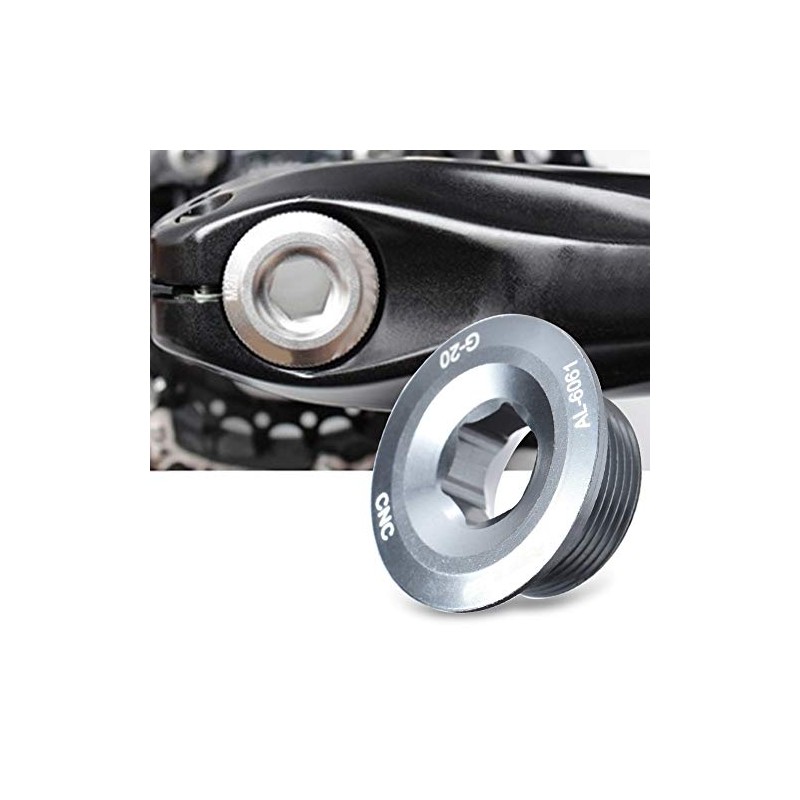 Keenso Bicycle Crank Bolt, Bicycle Aluminium Alloy Crank Bolt BB