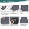 Ruaozz Recliner Sofa Covers Recliner Chair Covers Loveseat Recliner Slipcovers