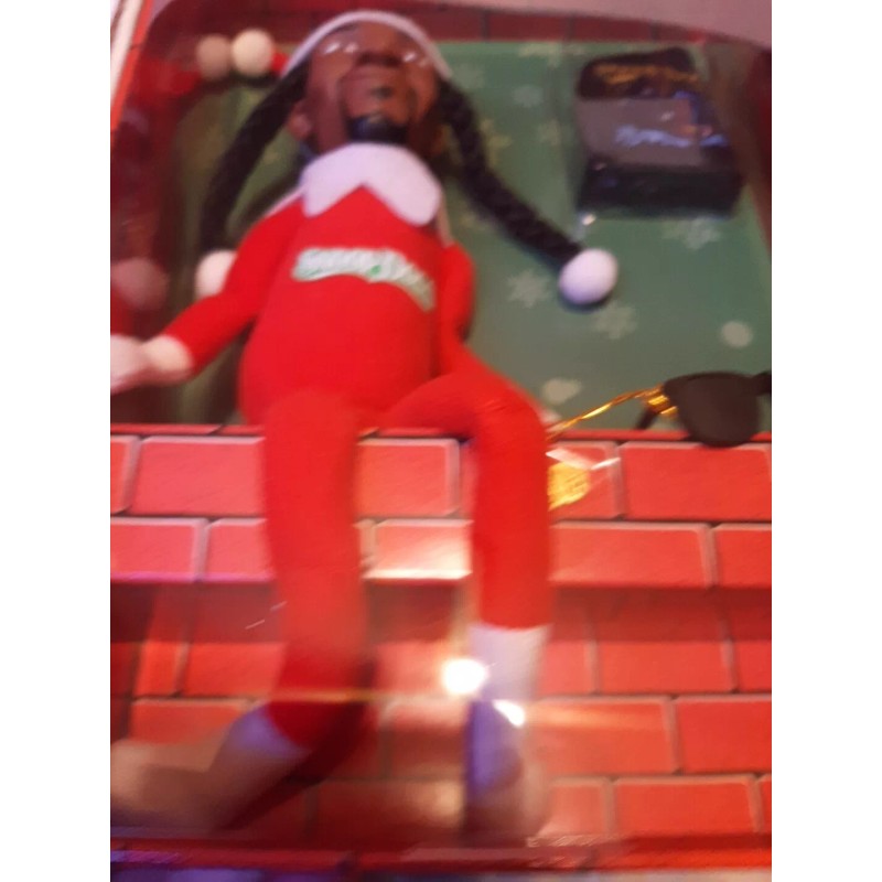 Snoop on the Stoop 12” Snoop Dogg Christmas Red Plush