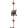 Zap impex Home Decor 10 Hand Painted Rajasthani Elephants with