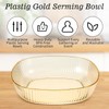 MAQUITA 8 Pack Serving Bowl Disposable Serving Bowls Large Plastic