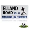 Football Leeds United Elland Road Street Sign, Leeds United Gifts