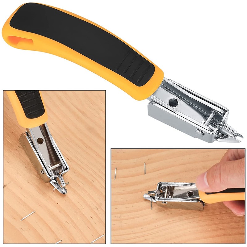 Staple Remover with Tack Remover Tool, Upholstery Construction Nail Puller