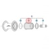 Shimano Unisex Adult Núcleo Buje Completo Bicycle Sockets, Multi-Colour, One