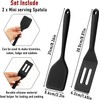 Armrouns Mini Serving Spatula 2pcs set, Silicone Serve Turner Heat-Resistant