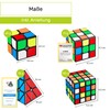 CUBIDI® Magic Cube Set - Speed Cube Set 2 x