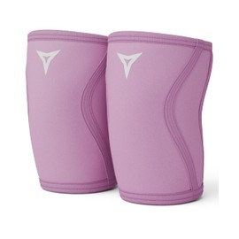 BREAKING LIMITS Pink Knee Sleeves Weightlifting Women - Gym Knee Sleeves for Women - 7MM Knee Wraps for Squats, Lifting & Powerlifting (S)