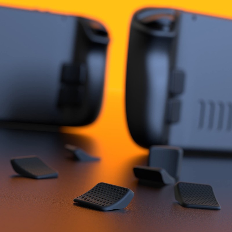 PlayVital Steam Deck Compatible Back Button Enhancement Set, Grip Improvement