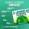 Sudstainables Laundry Detergent Sheets 200 Loads – Dissolvable Laundry Sheet