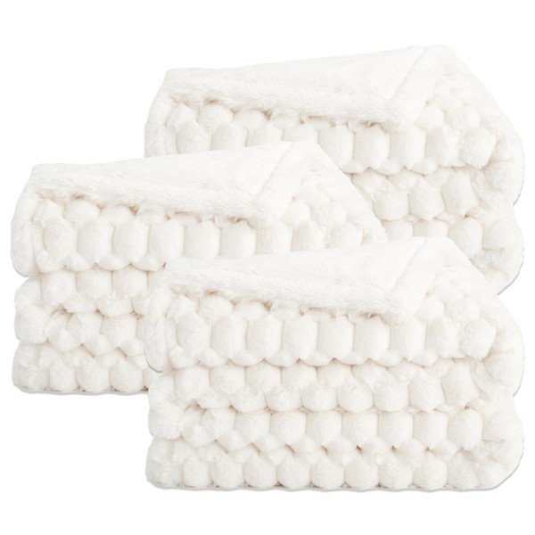 Aston & Arden Luxury Faux Fur Blanket Set of 3