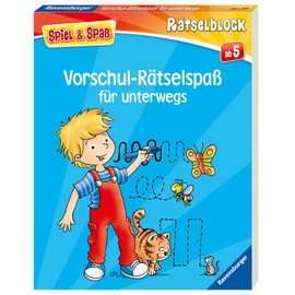 Vorschul-Rätselspaß für unterwegs - Rätselbuch ab 5 Jahre, Reisespiele für Kinder (Spiel & Spaß - Rätselblock)