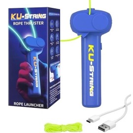 Unbranded Lasso String Shooter Loop Toy Handheld Zip Rope Launcher Propeller Toy US NEW** - Dark Blue