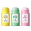3PCS Green Tea Face Mask, Turmeric Clay Mask Rose Stick For Face Set,Deep Cleanse Stick Clay Blackhead,Smoothing Skin, Oil Control,Face Treatmen