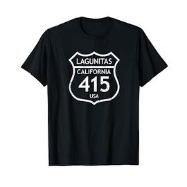 California Area Code 415 Lagunitas, Home State T Shirt