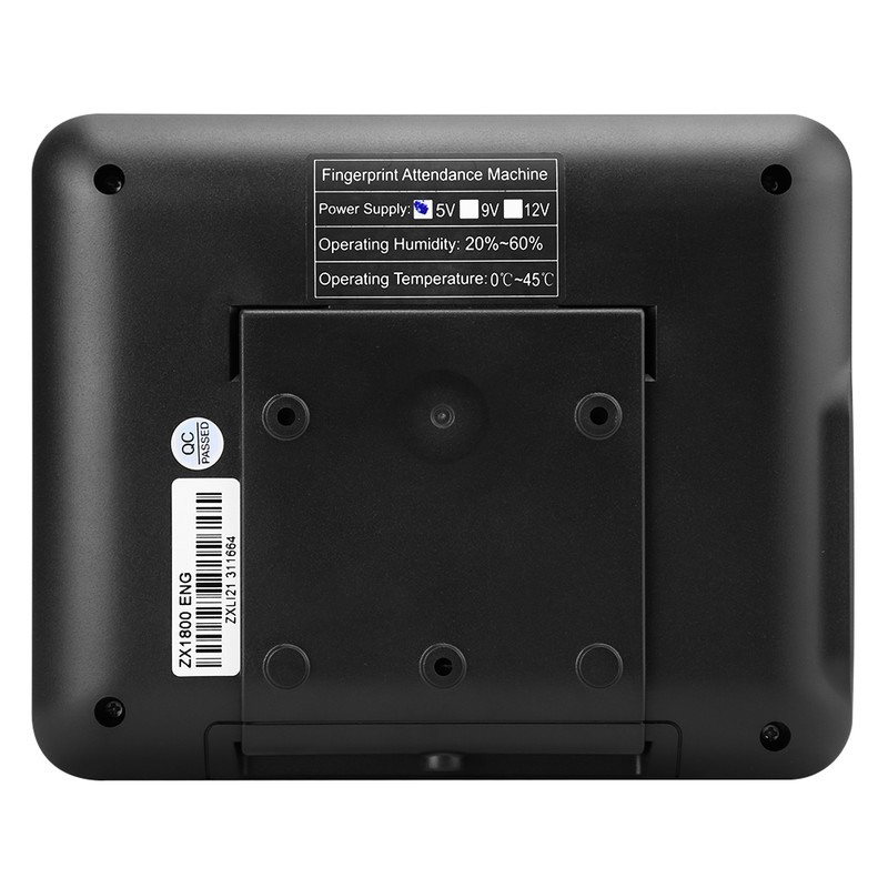 2.4in TFT LCD Screen Fingerprint Time Recorder Employee Attendance Machine