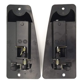 BOPART - Manija de puerta extendida para Silverado Sierra 1999-2007 para 1999 00 2001 2002 2003 2004 2005 06 07 Chevy Silverado GMC Sierra exterior trasero izquierdo y derecho 15758171, 15758172